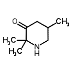 CAS 登录号：103634-57-7， 2,2,5-三甲基-3-哌啶酮