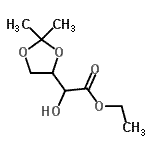 CAS#: 103795-12-6， Ethyl (2,2-Dimethyl-1,3-Dioxolan-4-Yl)(Hydroxy)Acetate