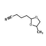 CAS#: 103900-53-4， 4-(4-Methyl-1,3-Dioxolan-2-Yl)Butanenitrile