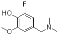 CAS#: 103905-49-3， 4-[(Dimethylamino)Methyl]-2-Fluoro-6-Methoxyphenol