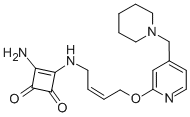CAS#: 103922-33-4， 3-Amino-4-[[(Z)-4-[4-(Piperidin-1-Ylmethyl)Pyridin-2-Yl]Oxybut-2-Enyl]Amino]Cyclobut-3-Ene-1,2-Dione