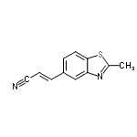 CAS 登录号：103983-98-8， (2E)-3-(2-甲基-1,3-苯并噻唑-5-基)丙烯腈