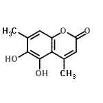 CAS#: 103989-73-7， 5,6-Dihydroxy-4,7-Dimethyl-2H-Chromen-2-One