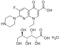 CAS#: 104142-71-4， Enoxacin Gluconate