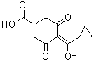CAS#: 104273-73-6， 4-[Cyclopropyl(hydroxy)methylene]-3,5-dioxocyclohexanecarboxylic acid