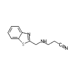 CAS 登录号：104345-00-8， 3-[(1,3-苯并噻唑-2-基甲基)氨基]丙腈