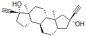 CAS 登录号：1045-29-0， 2-乙炔基-alpha-去甲-5-alpha,17-alpha-孕甾-20-炔-2-beta,17-二醇