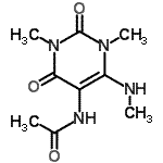 CAS#: 104509-81-1， N-[1,3-Dimethyl-6-(Methylamino)-2,4-Dioxo-1,2,3,4-Tetrahydro-5-Pyrimidinyl]Acetamide