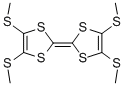 结构式 CAS# 104515-79-9, 2-[4,5-二(乙硫基)-1,3-二硫醇-2-亚基]-4,5-二(乙硫基)-1,3-二硫杂环戊烯