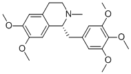 CAS 登录号：104758-49-8， (1R)-1,2,3,4-四氢-6,7-二甲氧基-2-甲基-1-[(3,4,5-三甲氧基苯基)甲基]-异喹啉