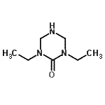 CAS 登录号：104768-80-1， 1,3-二乙基-1,3,5-三嗪烷-2-酮