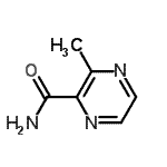 CAS 登录号：104893-52-9， 3-甲基-2-吡嗪甲酰胺