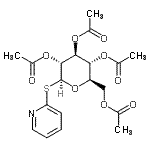 CAS 登录号：105120-89-6， 2-吡啶基2,3,4,6-四-O-乙酰基-1-硫代-beta-D-吡喃葡萄糖苷