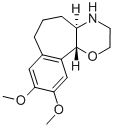 CAS 登录号:105124-39-8, (E)-2,3,4,4a,5,6,7,11b-八氢-9,10-二甲氧基苯并(6,7)环庚三烯并(1,2-b)(1,4)恶嗪