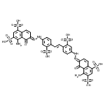 CAS#: 10534-74-4， (6E,6'E)-6,6'-{(E)-1,2-Ethenediylbis[(3-Sulfo-4,1-Phenylene)(1E)-2-Hydrazinyl-1-Ylidene]}Bis(4-Amino-5-Oxo-5,6-Dihydro-1,3-Naphthalenedisulfonic Acid)