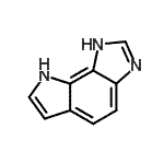 CAS 登录号：105410-18-2， 1,8-二氢咪唑并[4,5-g]吲哚