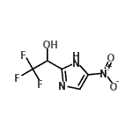 CAS 登录号：105480-33-9， 2,2,2-三氟-1-(4-硝基-1H-咪唑-2-基)乙醇