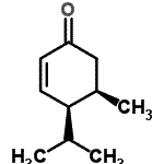 CAS 登录号：105497-89-0， (4R,5R)-4-异丙基-5-甲基-2-环己烯-1-酮