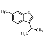 CAS 登录号：105539-97-7， 3-异丙基-6-甲基-1-苯并呋喃