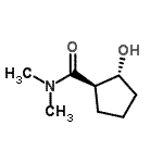 CAS#: 105665-04-1， (1R,2R)-2-Hydroxy-N,N-Dimethylcyclopentanecarboxamide