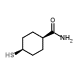 CAS 登录号：105676-08-2， 顺式-4-硫基环己烷甲酰胺