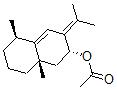 CAS 登录号：105708-62-1， [(2R,5R,8aR)-5,8alpha-二甲基-3-丙-2-亚基-1,2,5,6,7,8-六氢萘-2-基] 乙酸酯