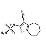 CAS#: 105898-03-1， N-(3-Cyano-5,6,7,8-Tetrahydro-4H-Cyclohepta[b]Thiophen-2-Yl)Sulfuric Diamide