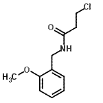 CAS 登录号：105909-52-2， 3-氯-N-(2-甲氧基苄基)丙酰胺