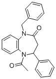 CAS#: 105931-88-2， 1-Acetyl-2-Phenyl-5-(Phenylmethyl)-2,3-Dihydro-1,5-Benzodiazepin-4-One