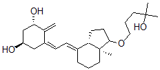 CAS#: 106315-28-0， 1,25-Dihydroxy-21-Nor-20-Oxavitamin D3