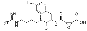 CAS#: 106396-24-1， 3-[[1-[4-(Diaminomethylideneamino)Butylamino]-3-(4-Hydroxyphenyl)-1-Oxopropan-2-Yl]Carbamoyl]Oxirane-2-Carboxylic Acid