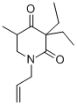 CAS#: 106463-20-1， 3,3-Diethyl-5-Methyl-1-Prop-2-Enylpiperidine-2,4-Dione
