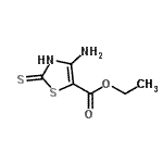 CAS 登录号：106576-49-2， 乙基4-氨基-2-硫代-2,3-二氢-1,3-噻唑-5-羧酸酯