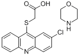 CAS 登录号:106636-58-2, 吗啉-4-鎓2-(2-氯吖啶-9-基)硫基乙酸酯