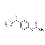 CAS 登录号：106882-30-8， 4-(2-噻吩基羰基)苯基乙酸酯