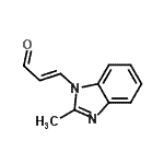 CAS 登录号：107113-20-2， (2E)-3-(2-甲基-1H-苯并咪唑-1-基)丙烯醛