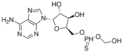 CAS#: 107133-74-4， (2S,3R,4S,5R)-2-(6-Aminopurin-9-Yl)-5-[(Hydroxy-Methoxyphosphinothioyl)Oxymethyl]Oxolane-3,4-Diol