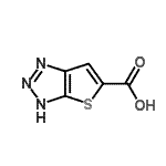 CAS 登录号：107166-05-2， 1H-噻吩并[2,3-d][1,2,3]三唑-5-羧酸