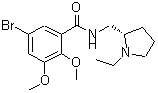 CAS#: 107188-74-9， 5-Bromo-N-{[(2S)-1-Ethyl-2-Pyrrolidinyl]Methyl}-2,3-Dimethoxybenzamide
