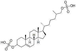 CAS 登录号：107241-08-7， [(8S,9S,10R,13R,14S,17S)-10,13-二甲基-17-[(2R)-6-甲基-7-磺基氧基庚烷-2-基]-2,3,4,7,8,9,11,12,14,15,16,17-十二氢-1H-环戊二烯并[a]菲-3-基]氢硫酸盐