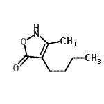 CAS#: 107403-07-6， 4-Butyl-3-Methyl-1,2-Oxazol-5(2H)-One