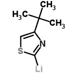 CAS 登录号：107531-44-2， [4-(2-甲基-2-丙基)-1,3-噻唑-2-基]锂