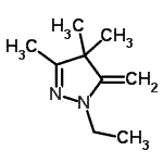 CAS#: 107535-57-9， 1-Ethyl-3,4,4-Trimethyl-5-Methylene-Pyrazole