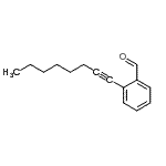 CAS 登录号：107586-15-2， 2-(1-辛炔-1-基)苯甲醛