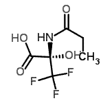 CAS 登录号：107607-65-8， 3,3,3-三氟-2-羟基-N-丙酰基-L-丙氨酸