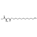 CAS 登录号：107615-60-1， 4-(十二烷氧基)-2-亚甲基-4-氧代丁酸