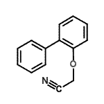 CAS 登录号：107624-44-2， (2-联苯基氧基)乙腈