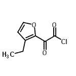CAS 登录号：107747-88-6， (3-乙基-2-呋喃基)(氧代)乙酰氯