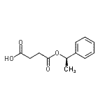 CAS 登录号：107832-33-7， 4-氧代-4-[(1R)-1-苯基乙氧基]丁酸