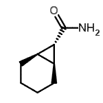CAS 登录号：107872-82-2， (1R,6S,7R)-双环[4.1.0]庚烷-7-甲酰胺